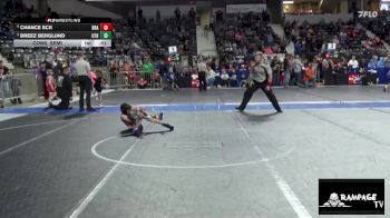 58 lbs Cons. Semi - Chance Eck, Brawlers vs Breez Berglund, U Town Hammers