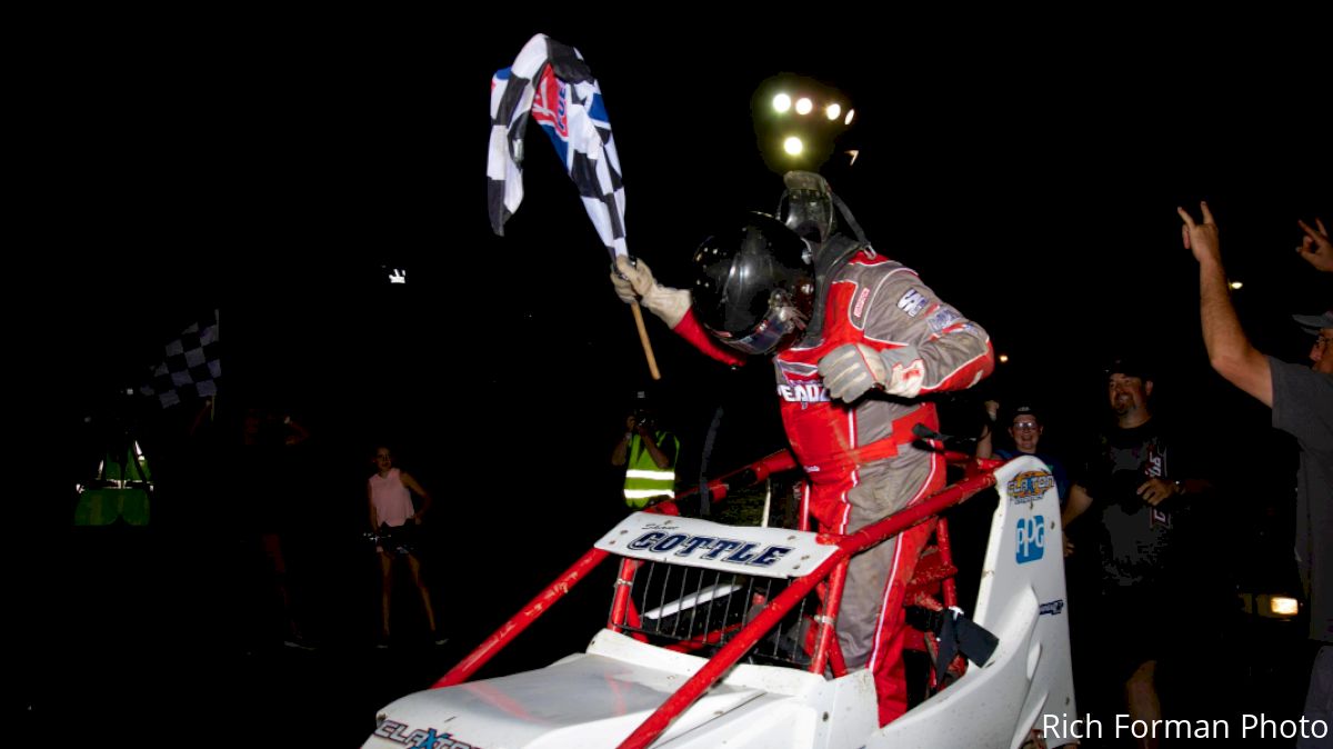 Cottle Stuns in Photo Finish at Gas City ISW Opener