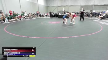 125 lbs Quarterfinals (8 Team) - Sophie Bowers, Illinois vs Siena Palmisciano, North Carolina