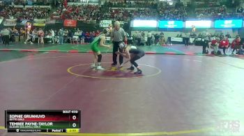 G - 120 lbs Champ. Round 2 - Sophie Grunhuvd, Butte Girls vs Temree Payne-taylor, Glacier (Kalispell) Girls