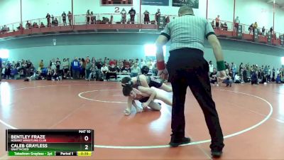 165 lbs Cons. Round 2 - Bentley Fraze, Hobart Wrestling Club vs Caleb Grayless, Unattached