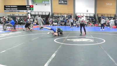 145 lbs Consi Of 8 #2 - Kyra Russell, Winnisquam vs Sofia George, Ponaganset