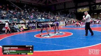 235 lbs Quarterfinal - Sandra DeSouza, Osborne vs Jasmin Sewell, Chapel Hill