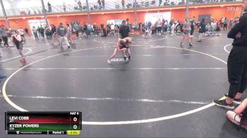 70 lbs 1st Place Match - Levi Cobb, JET vs Kyzer Powers, C2X