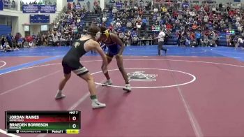 138 lbs Champ. Round 3 - Jordan Raines, Homestead vs Braeden Borreson, Franklin