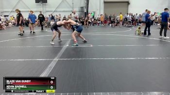 120 lbs Round 5 (8 Team) - Blaze Van Gundy, TSB vs Kevin Bagnell, MPR Eagles