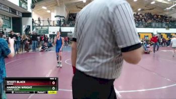 85 lbs Cons. Round 4 - Wyatt Black, Weiser vs Harrison Wright, Lowell Scott