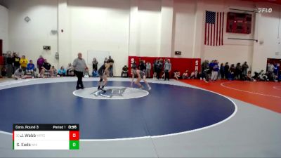 106 lbs Cons. Round 3 - Jackson Webb, Yorktown Wrestling Club vs Skyler Eads, Whiteland