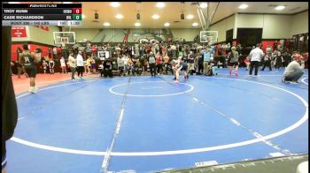 140 lbs Quarterfinal - Troy Nunn, Okmulgee vs Cade Richardson, Bartlesville
