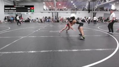 150 lbs Round 1 (6 Team) - Emory Gunby, JV All Stars vs Nick Debellis, Empire