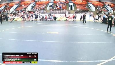 160 lbs Cons. Round 4 - Mason Schrempp, Aberdeen Central vs Grayson Woodcock, Miller Wrestling Academy