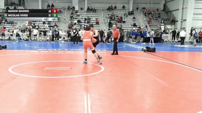 132 lbs Consi Of 64 #1 - Mason Madrid, AR vs Nicolas Vives, CT
