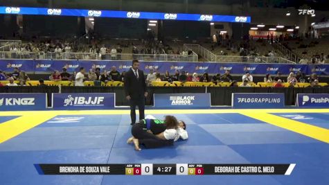 Deborah De Castro C. Melo vs Brendha De Souza Vale 2026 Pan Jiu Jitsu IBJJF Championship