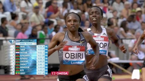 Day 2 London Diamond League Recap: Obiri Beats Hassan, Tefera Runs 3:49
