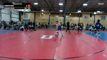 141 lbs Champ. Round 2 - Robert Pinto, Westcliff vs London Rios, University Of Idaho