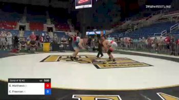 170 lbs Consi Of 16 #2 - Derek Matthews, Idaho vs Carson Freeman, Alabama