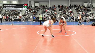 126 lbs 7th Place - Isabella Sermana, CA vs Tiffany Nguyen, CA