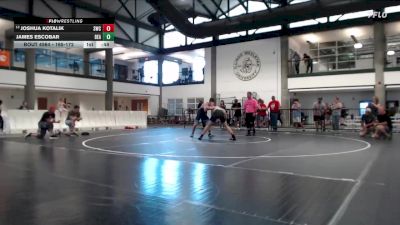 165-172 lbs 3rd Place Match - Joshua Kotalik, Sandwich Wrestling Club vs James Escobar, Bearcats