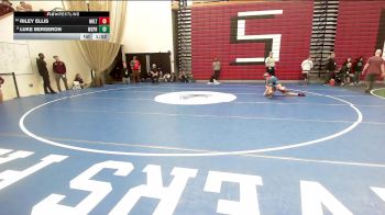 106 lbs Consi Of 8 #2 - Riley Ellis, Milton vs Luke Bergeron, West Springfield