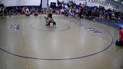 77-83 lbs Round 1 - Byron Rice, Hickory Wrestling vs Silas Brisley, Cranberry Elementary School