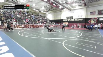 155 lbs Champ. Round 1 - Bahar Singh, Calabasas vs Sky Humphries, Adelanto