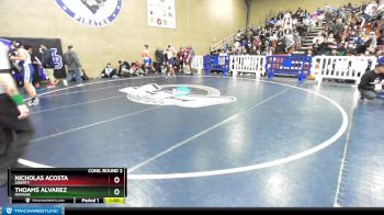 132 lbs Cons. Round 2 - Nicholas Acosta, Liberty vs Thoams Alvarez, Mayfair