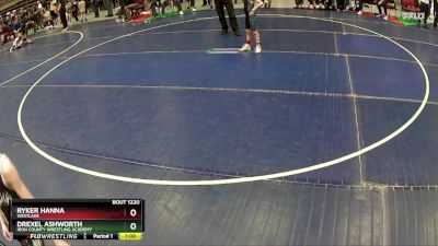 59 lbs Quarterfinal - Ryker Hanna, WESTLAKE vs Drexel Ashworth, Iron County Wrestling Academy