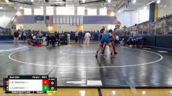 157 lbs Cons. Round 2 - Jericho Johnson, St. Patrick`s High School vs Anthony Sanchez, Oxford High School