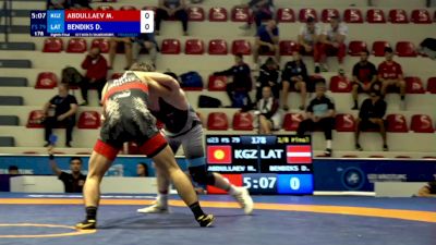 79 kg 1/8 Final - Mukhammad Abdullaev, Kyrgyzstan vs Daniels Bendiks, Latvia