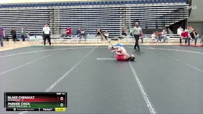 76 lbs Round 9 (10 Team) - Blake Chenault, Riverheads vs Parker Chick, Legend Wrestling