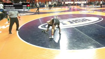 1A 113 lbs Champ. Round 1 - Steven Uden, Fithian (Oakwood) vs Kole Petta, El Paso (E.P.-Gridley)