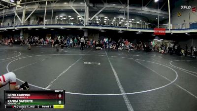 84 lbs Round 1 (8 Team) - Geno Carpino, U2 Uprising Blue vs Kanoa Saferite, NOVA WC