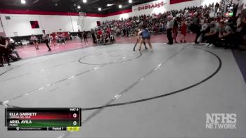 140 lbs Cons. Round 1 - Ella Garrett, Corona Del Mar vs Ariel Avila, Perris