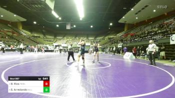 192 lbs 5th Place - Brock Rios, Frontier vs Simon Arredondo, Bullard