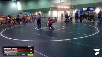 132 lbs Round 3 (6 Team) - Reese Courtney, Indiana Prospects vs Braedyn Rakes, Nebraska Hangin` Loose