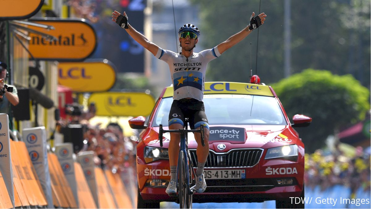 Alaphilippe Holds Yellow, Trentin Wins In Gap