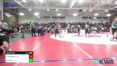 58 lbs Round Of 16 - Ruger Killough, Beggs Youth Wrestling Program vs Miko Flynn, Sallisaw Takedown Club