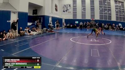 106 lbs Cons. Round 2 - Zane Messiter, St John`s College vs Vince Von Bernewitz, Great Bridge