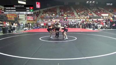 138 lbs Cons. Round 1 - Talon Wark, Colby Hs vs Gavin Miles, Fort Scott Hs