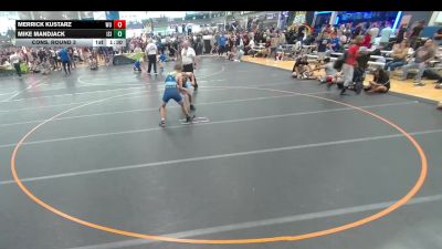 132 lbs Cons. Round 3 - Merrick Kustarz, Wrestling University vs Mike Mandjack, Unattached