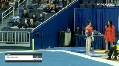 Karen Howell - Floor, Illinois - 2019 NCAA Gymnastics Ann Arbor Regional Championship
