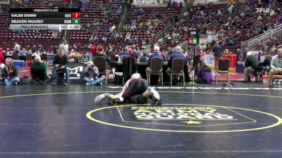 215 lbs Preliminaries - Kaleb Dumin, Boyertown vs Deakon Snavely, Chambersburg
