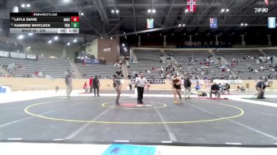 235 lbs Champ. Round 1 - Kambrie Whitlock, Trigg County vs Layla Davis, Harrison County