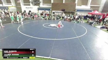 54 lbs Round 1 (4 Team) - Kael Oldroyd, Utah Black vs Caliber Jackson, Idaho 1