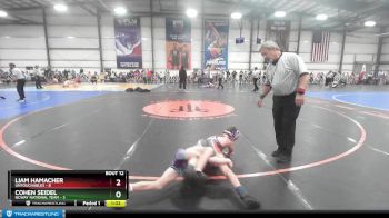 60 lbs Rd# 6- 9:00am Saturday Final Pool - Cohen Seidel, NCWAY National Team vs Liam Hamacher, Untouchables