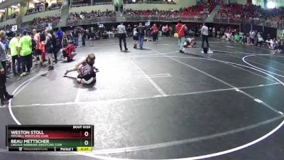 200 lbs Champ. Round 1 - Weston Stoll, Mitchell Wrestling Club vs Beau Mettscher, Lincoln Warriors Wrestling Club