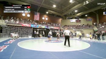 Quarterfinal - Bahozhoni Johnson, South Sevier vs Baobye Lao, Millard