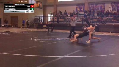 132 lbs Quarterfinal - Liam Green, Thunder Basin High School vs Peter Axtell, Cheyenne East