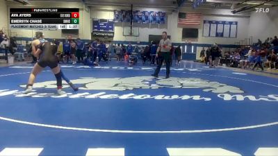 114 lbs Placement Matches (8 Team) - Ava Ayers, Ocean Springs Women vs Emersyn Chase, St. Martin High School Girls