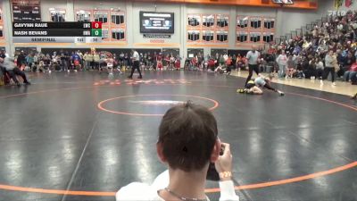 93 lbs Semifinal - Gavynn Raue, Lynx Wrestling Club vs Nash Bevans, Hawkeye Wrestling Academy